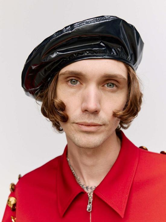  타카히로미야시타 더 솔로이스트 버킷햇 . 블랙 나일론 타입 1 베레모 - TAKAHIROMIYASHITA THE SOLOIST.