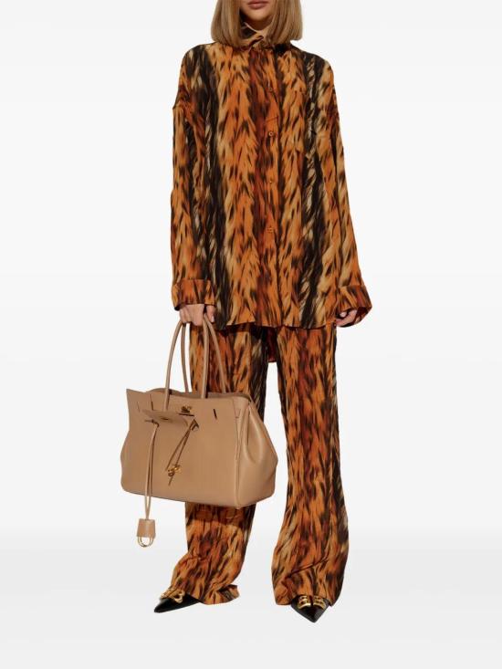  발렌시아가 스트레이트 팬츠 681822TRLD5 brown - BALENCIAGA