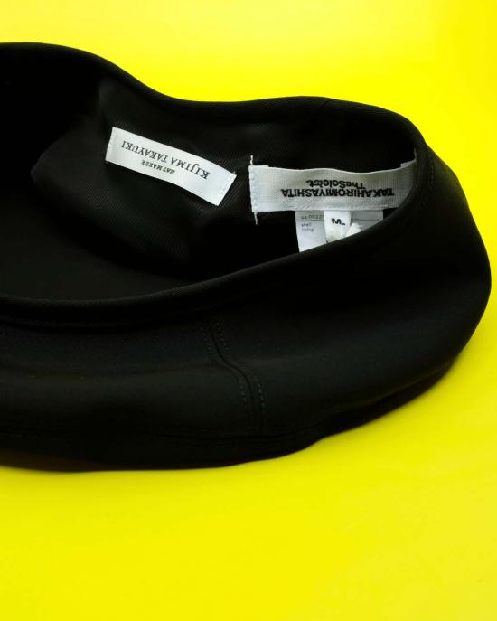  타카히로미야시타 더 솔로이스트 버킷햇 . 울 타입 2 베레모 블랙 - TAKAHIROMIYASHITA THE SOLOIST.