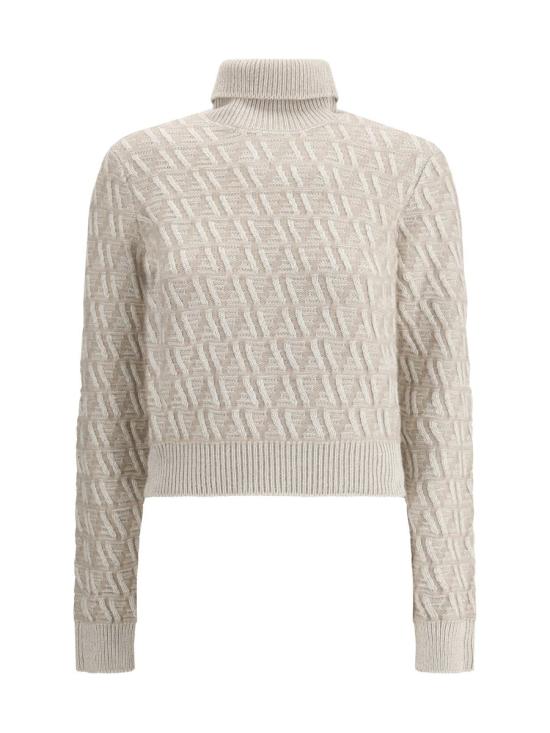 25SS 펜디 터틀넥 FZXC90ATPL F1R0Q Beige