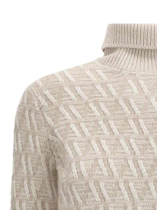 25SS 펜디 터틀넥 FZXC90ATPL F1R0Q Beige - FENDI