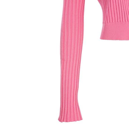 24FW 자크뮈스 스웨터 223KN500 2190 434 NEON PINK - JACQUEMUS