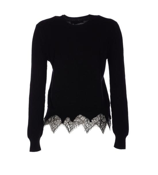 25SS 알렉산더 맥퀸 스웨터 829288Q1BC81080 Black - ALEXANDER MCQUEEN