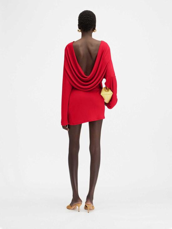 25SS 자크뮈스 의류 251DR240 102682 VISCOSE 18 POLYAMIDE 471RED1 - JACQUEMUS