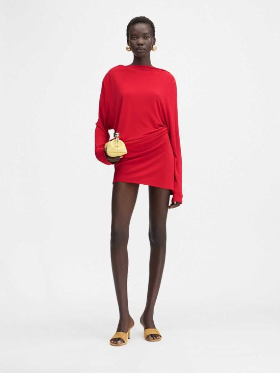 25SS 자크뮈스 의류 251DR240 102682 VISCOSE 18 POLYAMIDE 471RED1 - JACQUEMUS