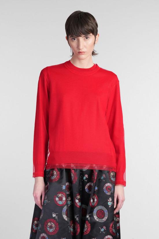 25SS 꼼데가르송 스웨터 415097 GO B021 S25 RED