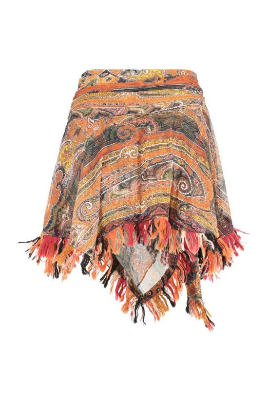 25SS 이자벨마랑 숏 스커트 25EJU0350FAC2J06I 11OR MULTICOLOR