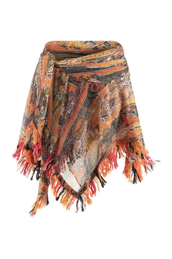 25SS 이자벨마랑 숏 스커트 25EJU0350FAC2J06I 11OR MULTICOLOR - ISABEL MARANT