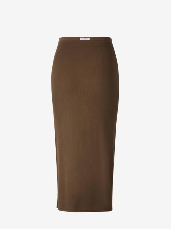 25SS 아크네 스튜디오 의류 FN WN SKIR000791AF0505 DLDMUD BROWN - ACNE STUDIOS