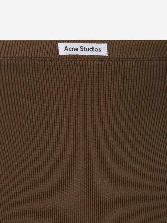 25SS 아크네 스튜디오 의류 FN WN SKIR000791AF0505 DLDMUD BROWN - ACNE STUDIOS