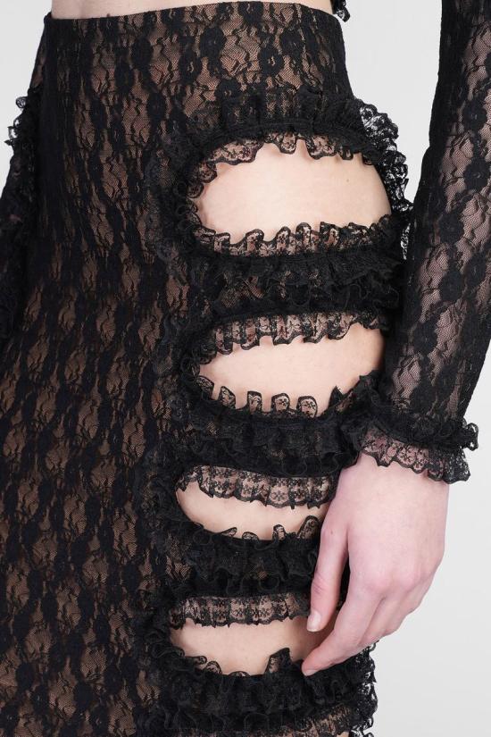 25SS Self-Portrait X Christopher Kane 스커트 419263 SS25 CK 011SK Black - OTHER BRANDS