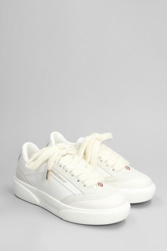 25FW 카사블랑카 뮬/슬리퍼 419542 AS25 SNK 025 WHITE - CASABLANCA