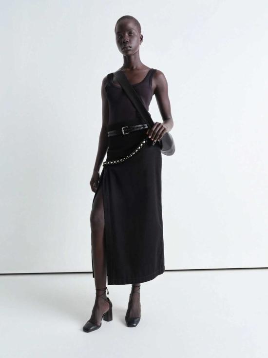 25SS 르메르 의류 SK1046 LD1028LIGHT BLACK DENIM BK999BLACK Black - LEMAIRE