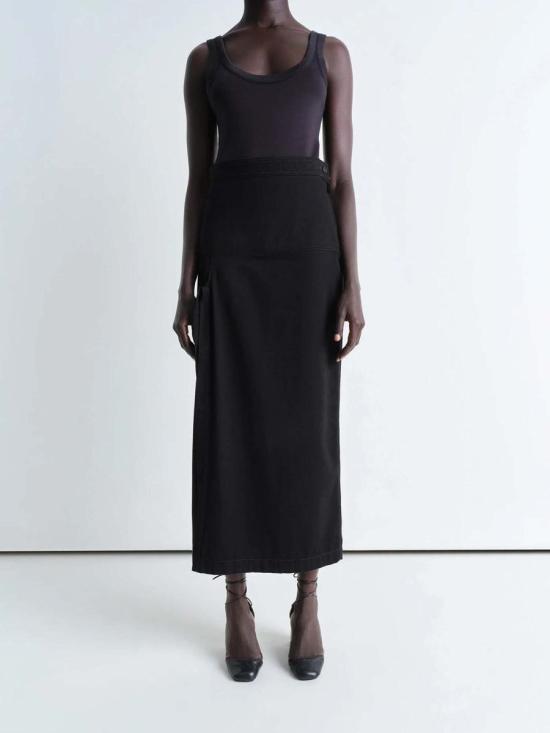 25SS 르메르 의류 SK1046 LD1028LIGHT BLACK DENIM BK999BLACK Black - LEMAIRE