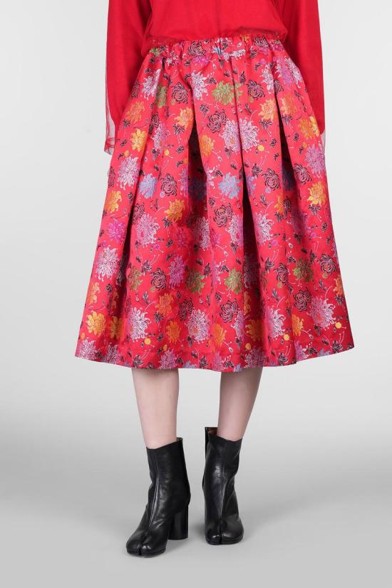 25SS 꼼데가르송 숏 스커트 415100 GO S001 S25 RED