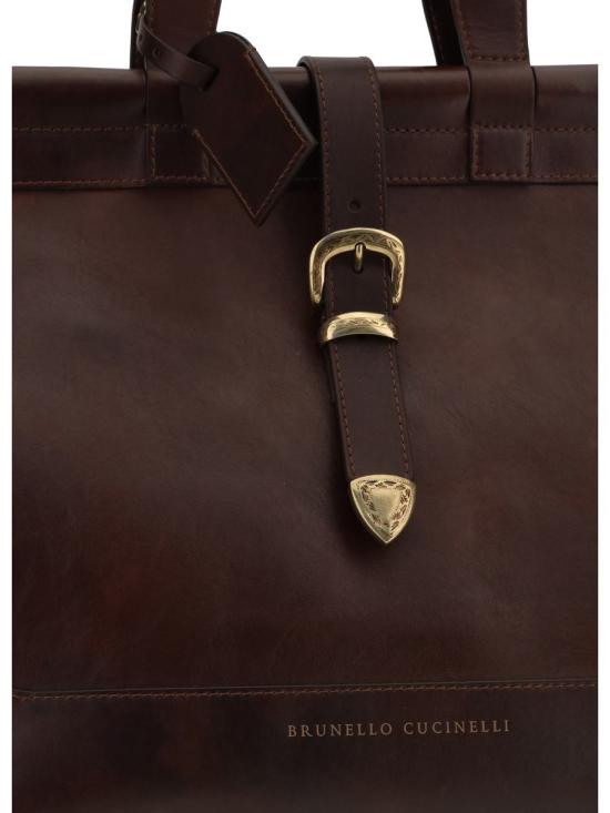 25SS 브루넬로 쿠치넬리 더플백 MBCIBU422 C8457 BROWN - BRUNELLO CUCINELLI