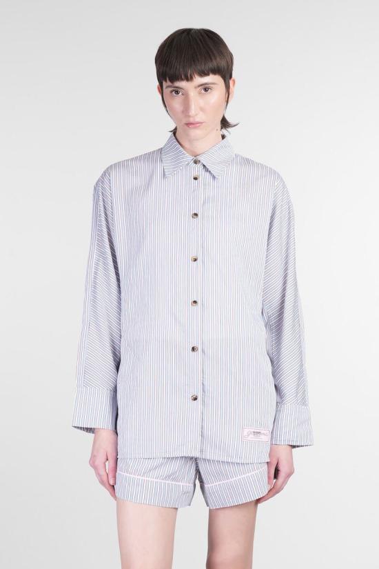 25SS 가니 셔츠 419136 W0312 MULTICOLOR