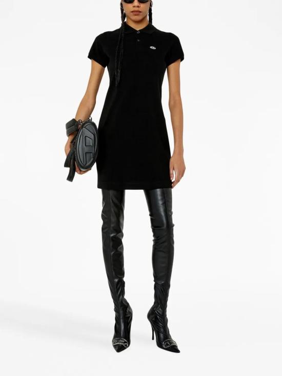  디젤 미디 원피스 A051170JMAD black - DIESEL