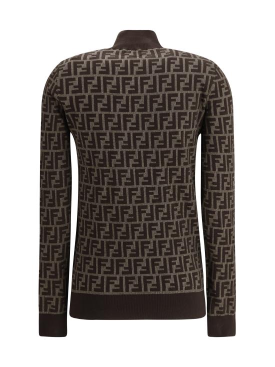 25SS 펜디 스웨터 FZXC73ASJT F0GGE BROWN - FENDI