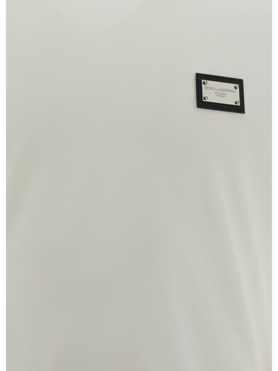 25FW 돌체앤가바나 반팔 티셔츠 G8PT1TG7F2I W0800 WHITE - DOLCE & GABBANA