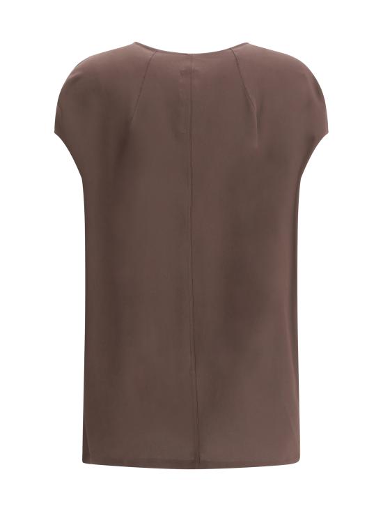 25SS 릭 오웬스 반팔 티셔츠 RP01E7256CC 14 BROWN - RICK OWENS