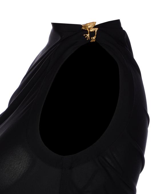 25SS 보테가베네타 미디 원피스 819930 V4N201000 Black - BOTTEGA VENETA