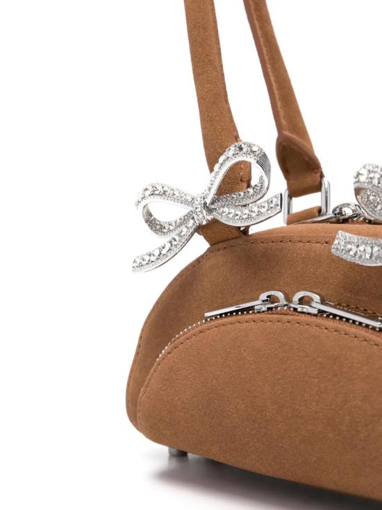  셀프 포트레이트 숄더백 SS25304BBR camel - SELF PORTRAIT