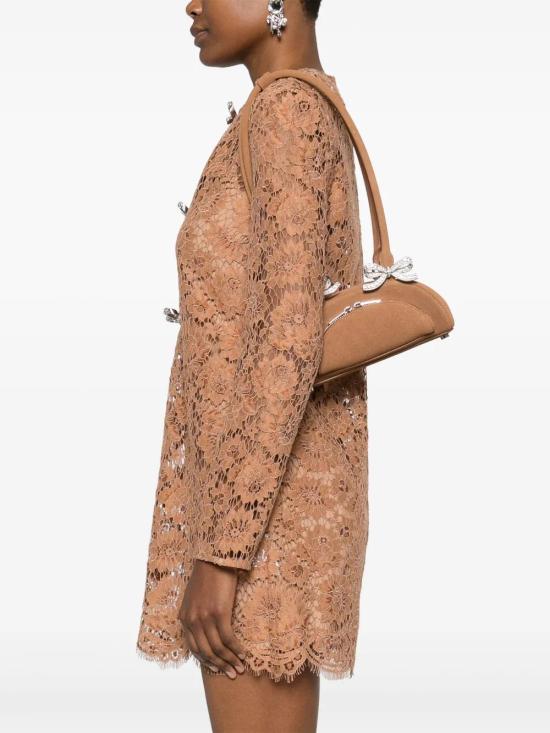  셀프 포트레이트 숄더백 SS25304BBR camel - SELF PORTRAIT