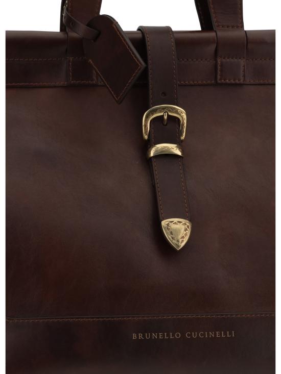 25SS 브루넬로 쿠치넬리 더플백 MBCIBU422 C8457 BROWN - BRUNELLO CUCINELLI