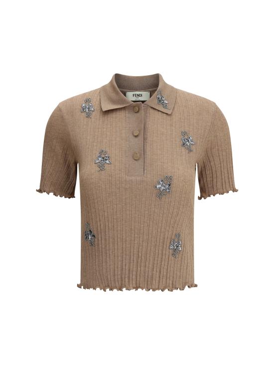 25SS 펜디 반팔 티셔츠 FS9713ASNG F1SA0 BEIGE