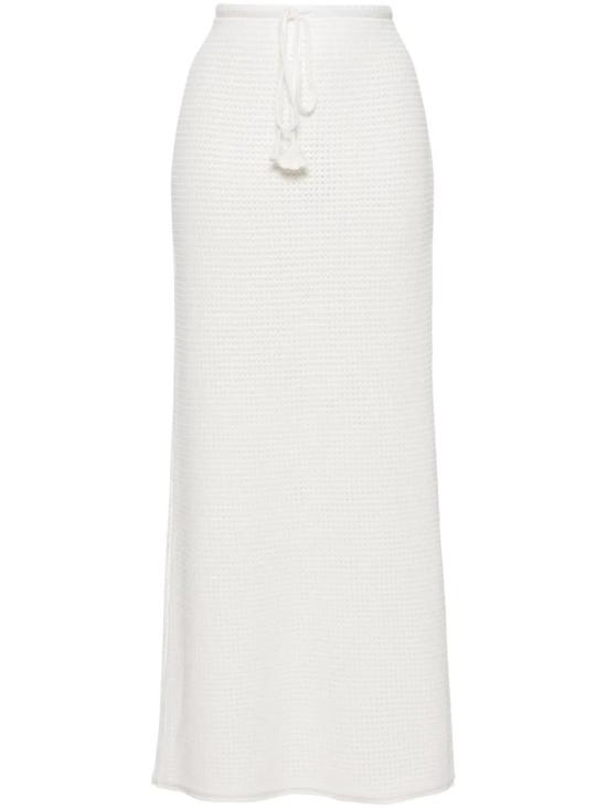  셀프 포트레이트 미디 스커트 SS24095MS