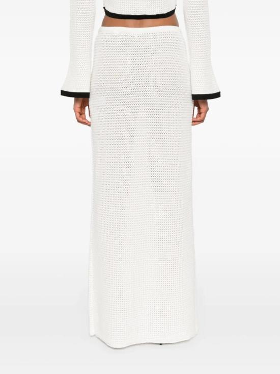  셀프 포트레이트 미디 스커트 SS24095MS - SELF PORTRAIT