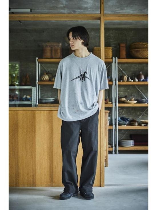  오어슬로우 스트레이트 팬츠 오슬로우 와이드핏 프렌치 워크  블랙 - ORSLOW