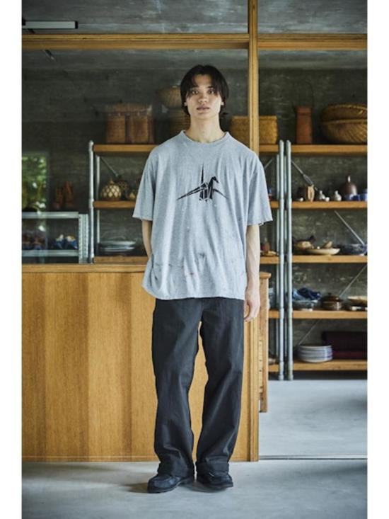  오어슬로우 스트레이트 팬츠 오슬로우 와이드핏 프렌치 워크  블랙 - ORSLOW