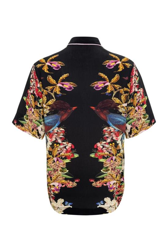  캐롤리나 케이 셔츠 캐롤라이나 K 아레스  디바인 버드 블랙 - CAROLINA K