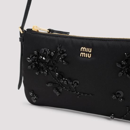 25SS 미우미우 클러치/파우치 5NI007 2CVJ F0002 NERO BLACK - MIU MIU