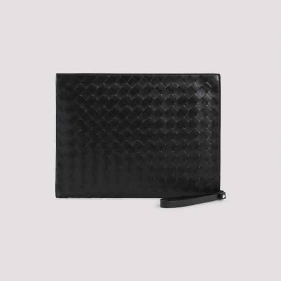 25SS 보테가베네타 클러치/파우치 732638 V2E41 8803 BLACK SILVER - BOTTEGA VENETA