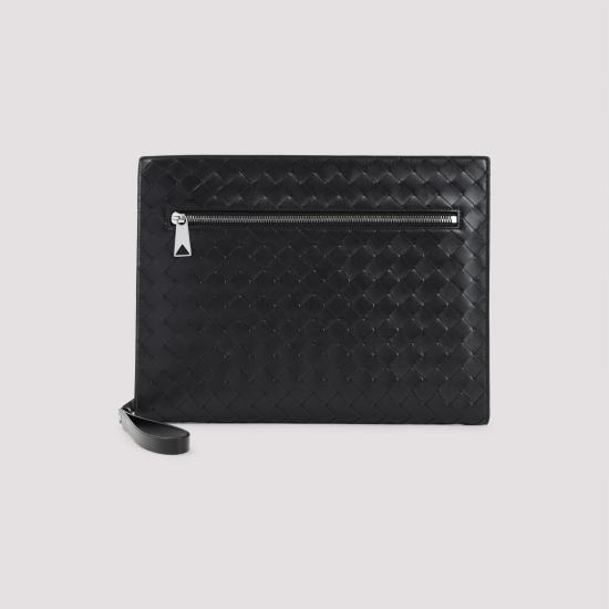 25SS 보테가베네타 클러치/파우치 732638 V2E41 8803 BLACK SILVER - BOTTEGA VENETA
