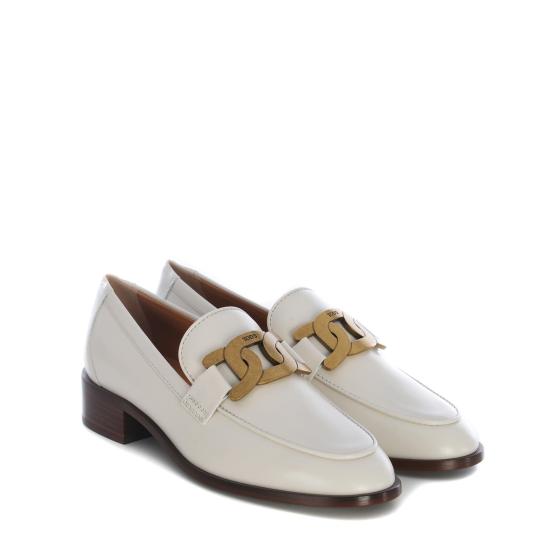 24FW 토즈 로퍼 XXW28K0FR00G OCB015 White WHITE - TODS