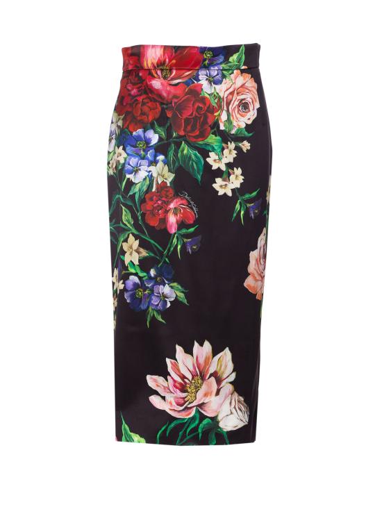 25SS 돌체앤가바나 미디 스커트 F4BCAT FSIB5HN5PR Black