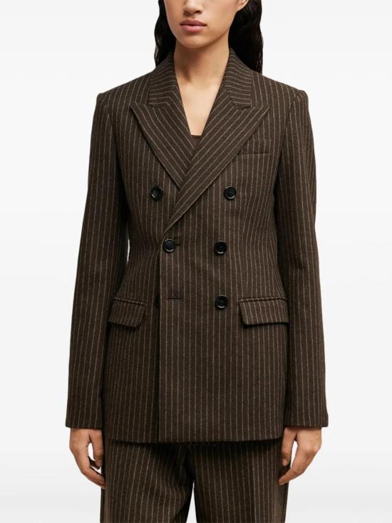  아미 수트 자켓 H24FBV217WV0048 brown - AMI