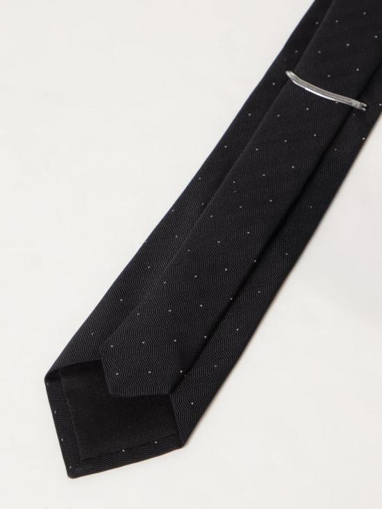 25SS 생로랑 넥타이 8163903Y0021078 BLACK DOM - SAINT LAURENT