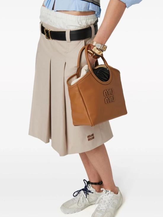 24FW 미우미우 숏 스커트 MG2232SOOO 12NS F0A08 CALCE - MIU MIU