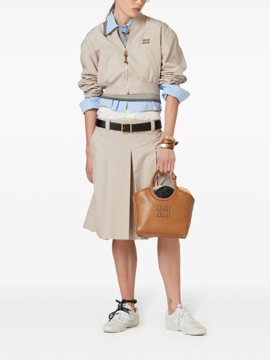 24FW 미우미우 숏 스커트 MG2232SOOO 12NS F0A08 CALCE - MIU MIU