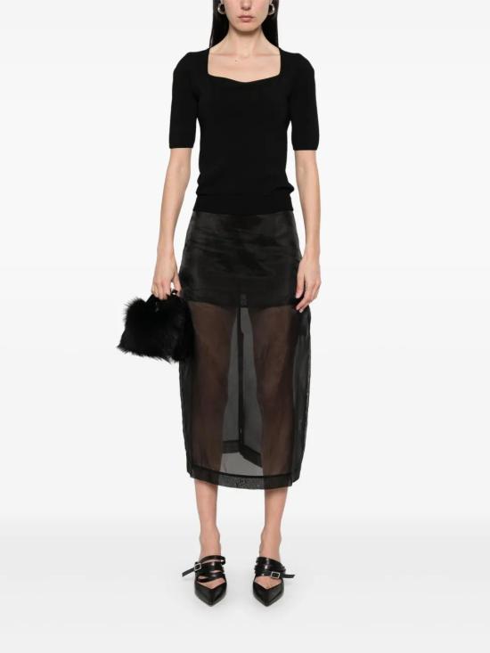  알렉산더 맥퀸 반팔 티셔츠 817179Q1BCK - ALEXANDER MCQUEEN