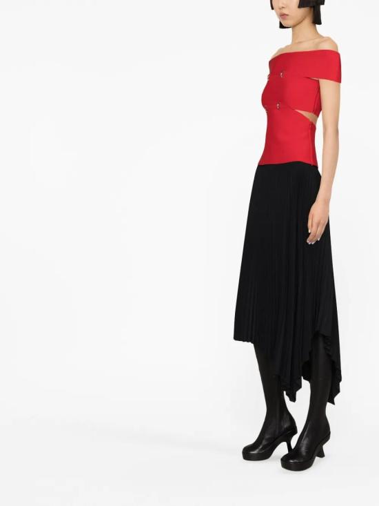  알렉산더 맥퀸 반팔 티셔츠 748051Q1A5Z red - ALEXANDER MCQUEEN