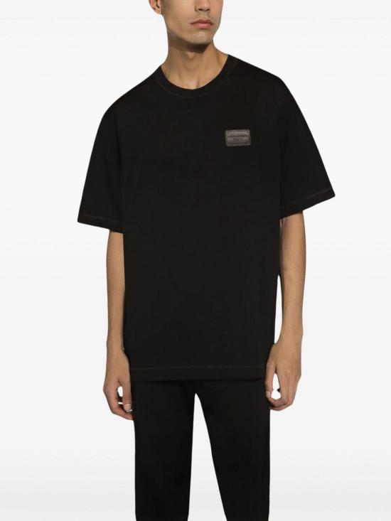  돌체앤가바나 반팔 티셔츠 G8PN9TG7NTWN0000 Black - DOLCE & GABBANA
