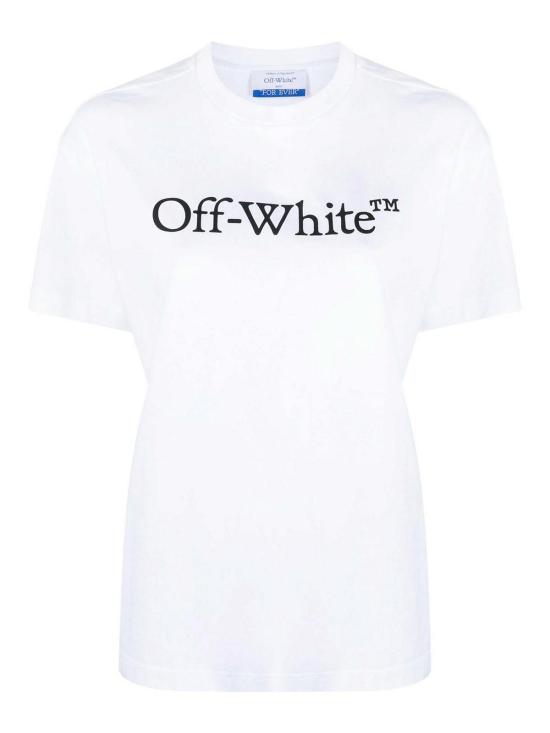  오프화이트 반팔 티셔츠 OWAA089C99JER0030110 White