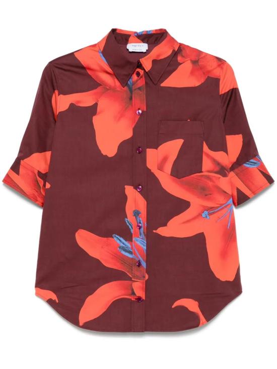  알렉산더 맥퀸 블라우스 819066QCALX clay