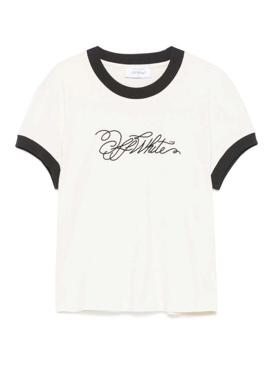  오프화이트 반팔 티셔츠 OWAA112S25JER0030B10 White